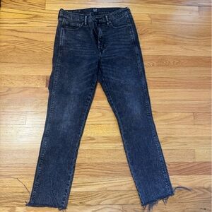 Gap black cigarette straight jeans